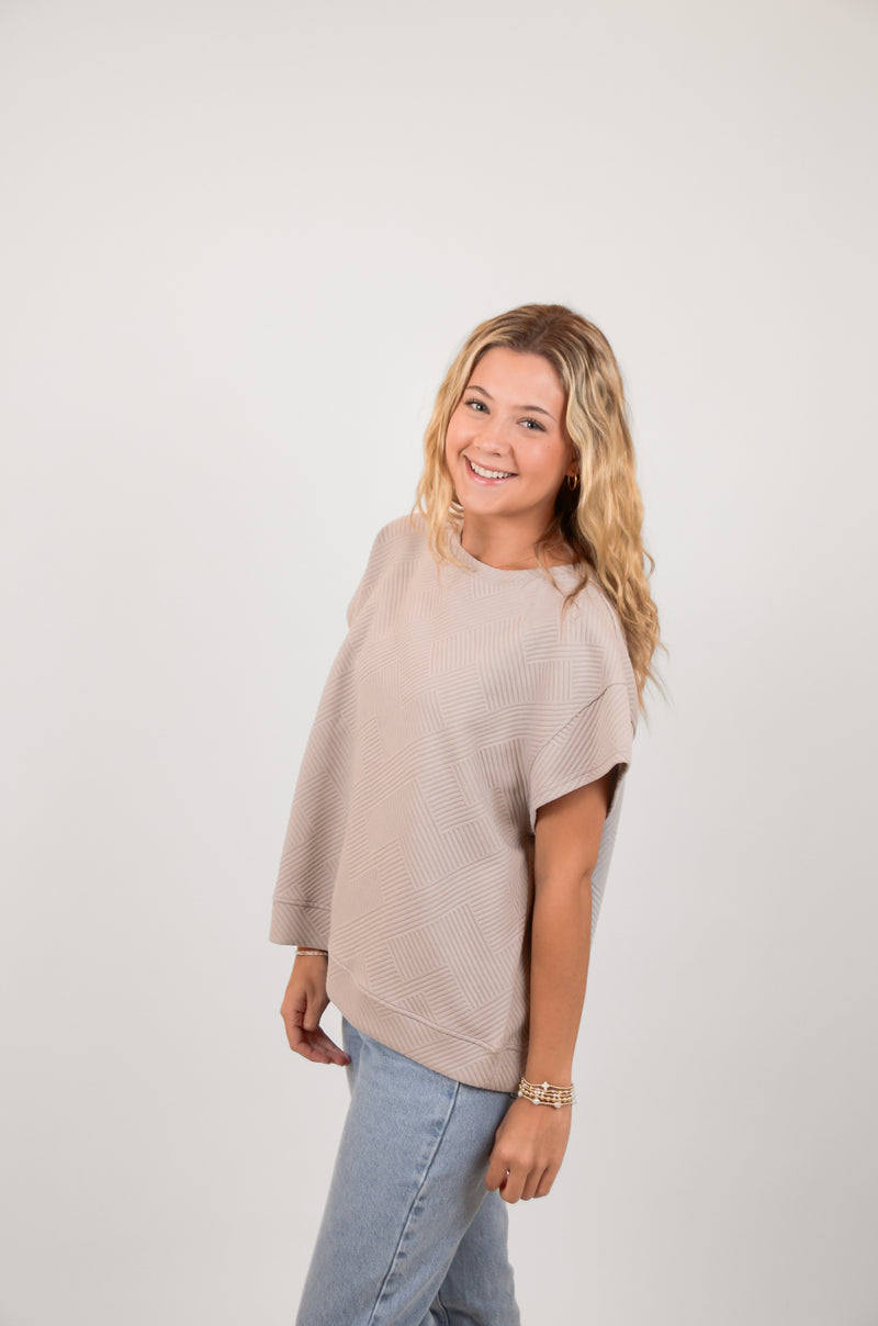 The Chloe Top, Grey