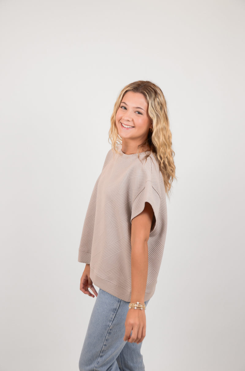 The Chloe Top, Grey