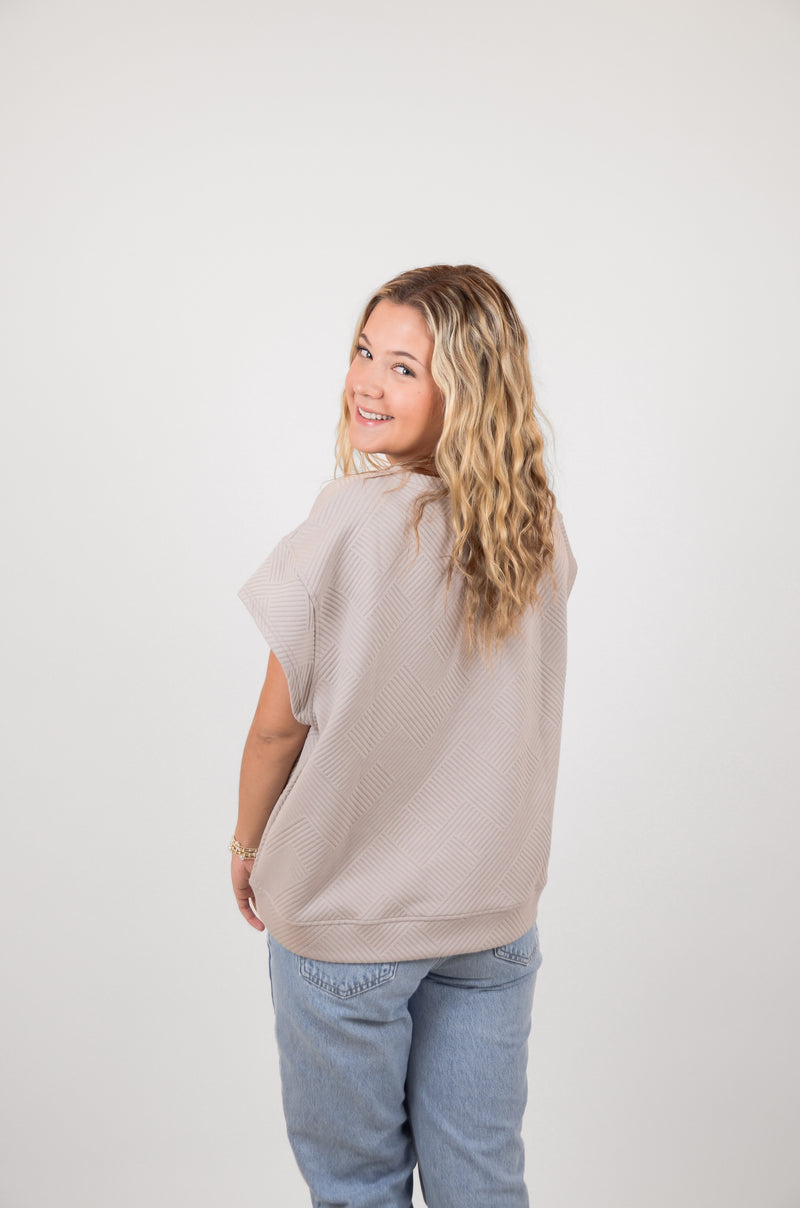 The Chloe Top, Grey