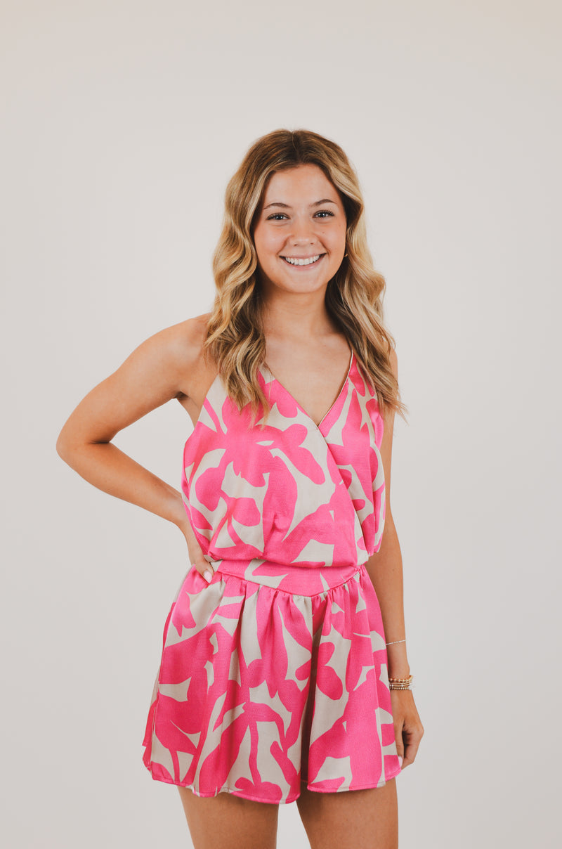 Fuchsia Paloma Satin Set