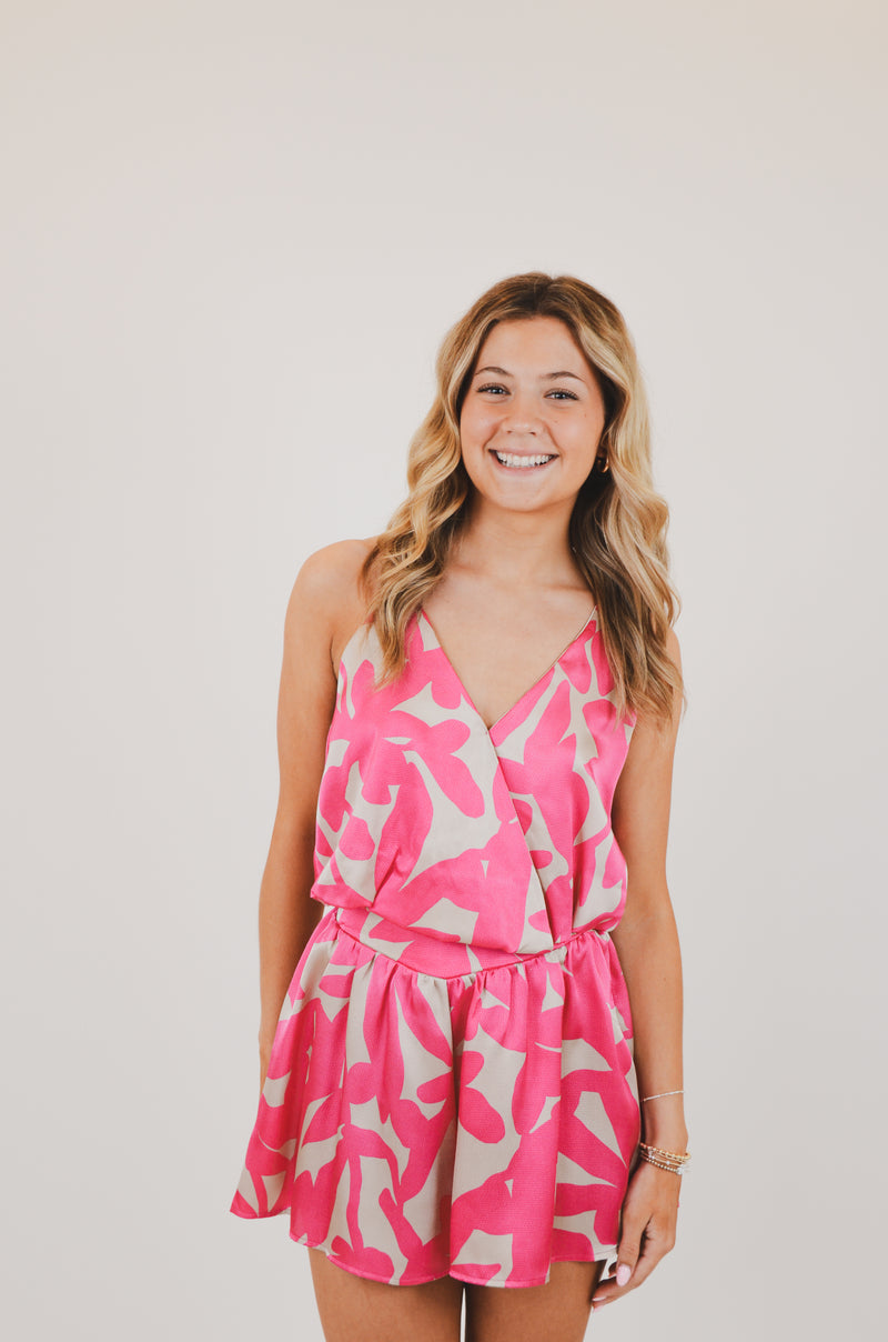 Fuchsia Paloma Satin Set