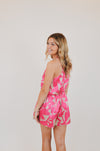 Fuchsia Paloma Satin Set