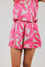 Fuchsia Paloma Satin Set