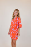 One Shoulder Bold Tropics Bodycon Dress
