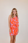 One Shoulder Bold Tropics Bodycon Dress