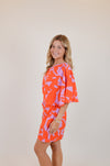 One Shoulder Bold Tropics Bodycon Dress