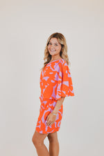 One Shoulder Bold Tropics Bodycon Dress
