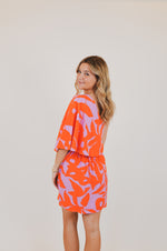 One Shoulder Bold Tropics Bodycon Dress