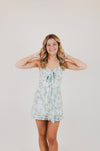 Blue Rose Mini Dress