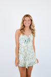Blue Rose Mini Dress