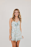 Blue Rose Mini Dress