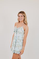 Blue Rose Mini Dress