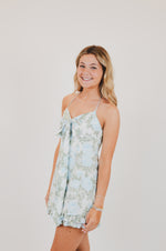 Blue Rose Mini Dress