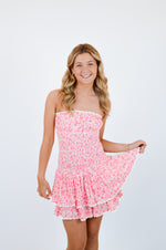 Smocked Body with Lace Trim