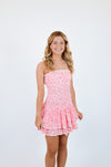 Smocked Body with Lace Trim
