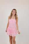 Smocked Body with Lace Trim