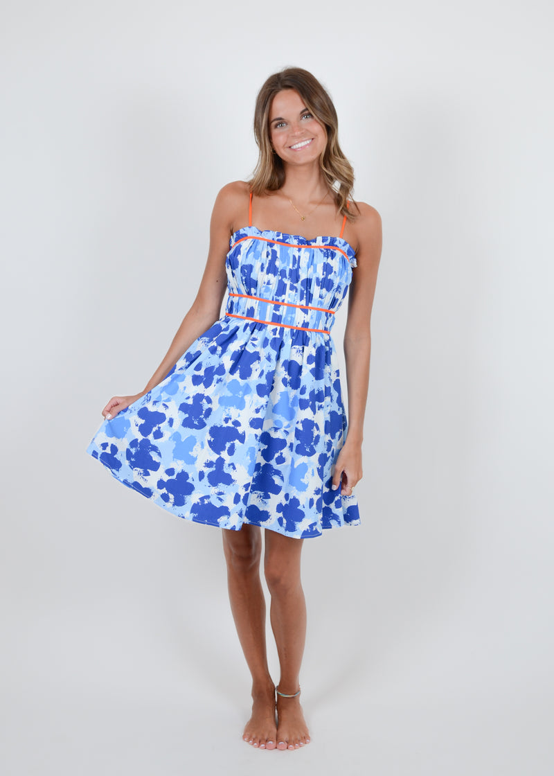 Beth Dress, Blue