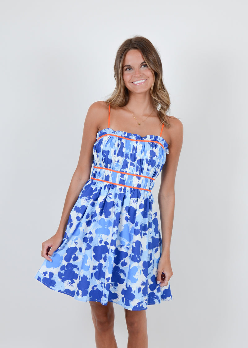 Beth Dress, Blue