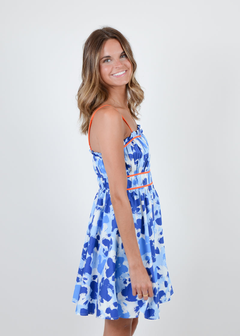 Beth Dress, Blue