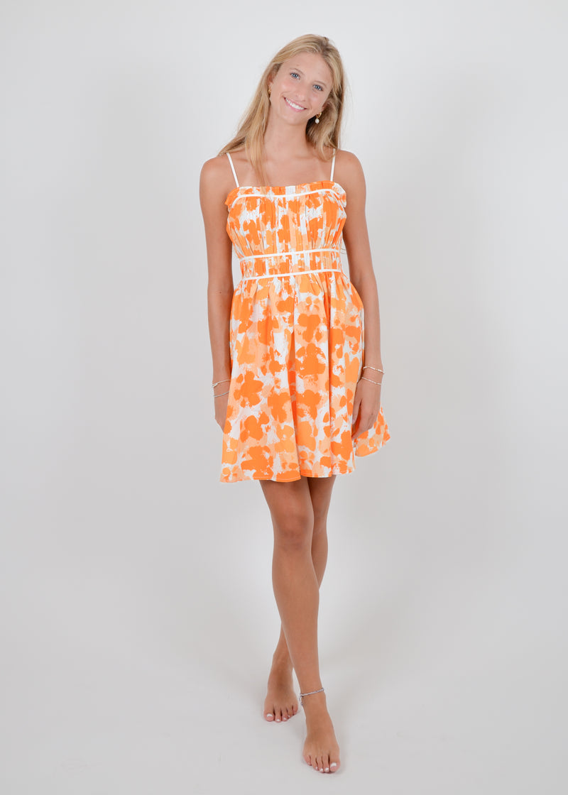 Beth Dress, Orange