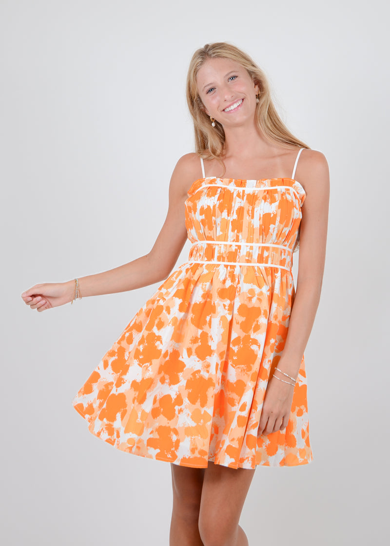 Beth Dress, Orange