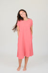 Starburst Casual Dress with Pockets