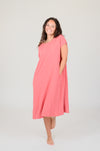 Starburst Casual Dress with Pockets