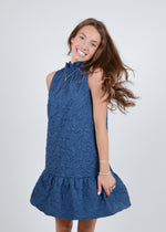 Florence Dress, Blue