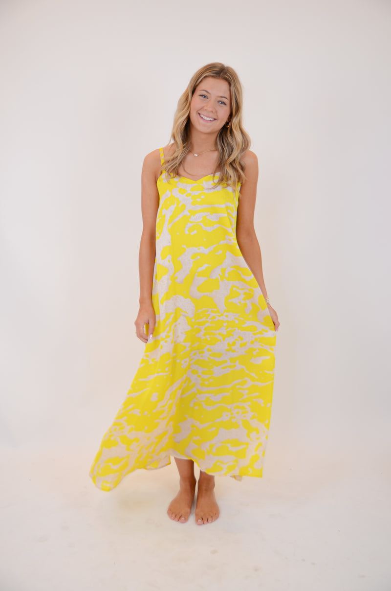 Yellow and Cream Maxi