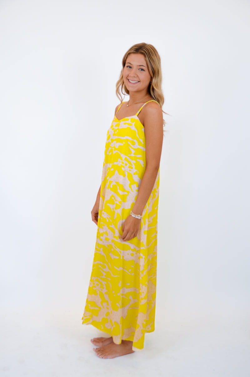 Yellow and Cream Maxi