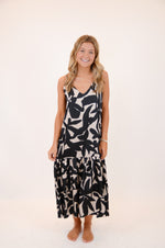 Black and Cream Maxi