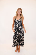 Black and Cream Maxi