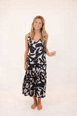 Black and Cream Maxi