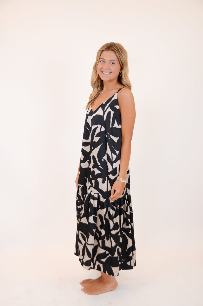 Black and Cream Maxi