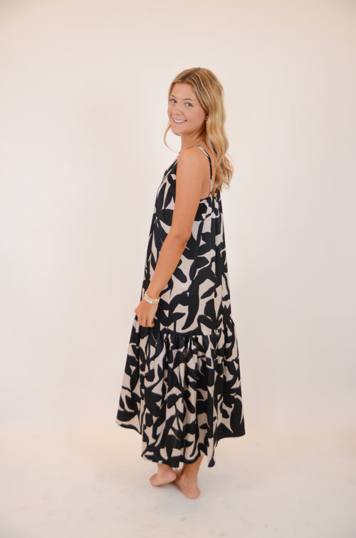 Black and Cream Maxi