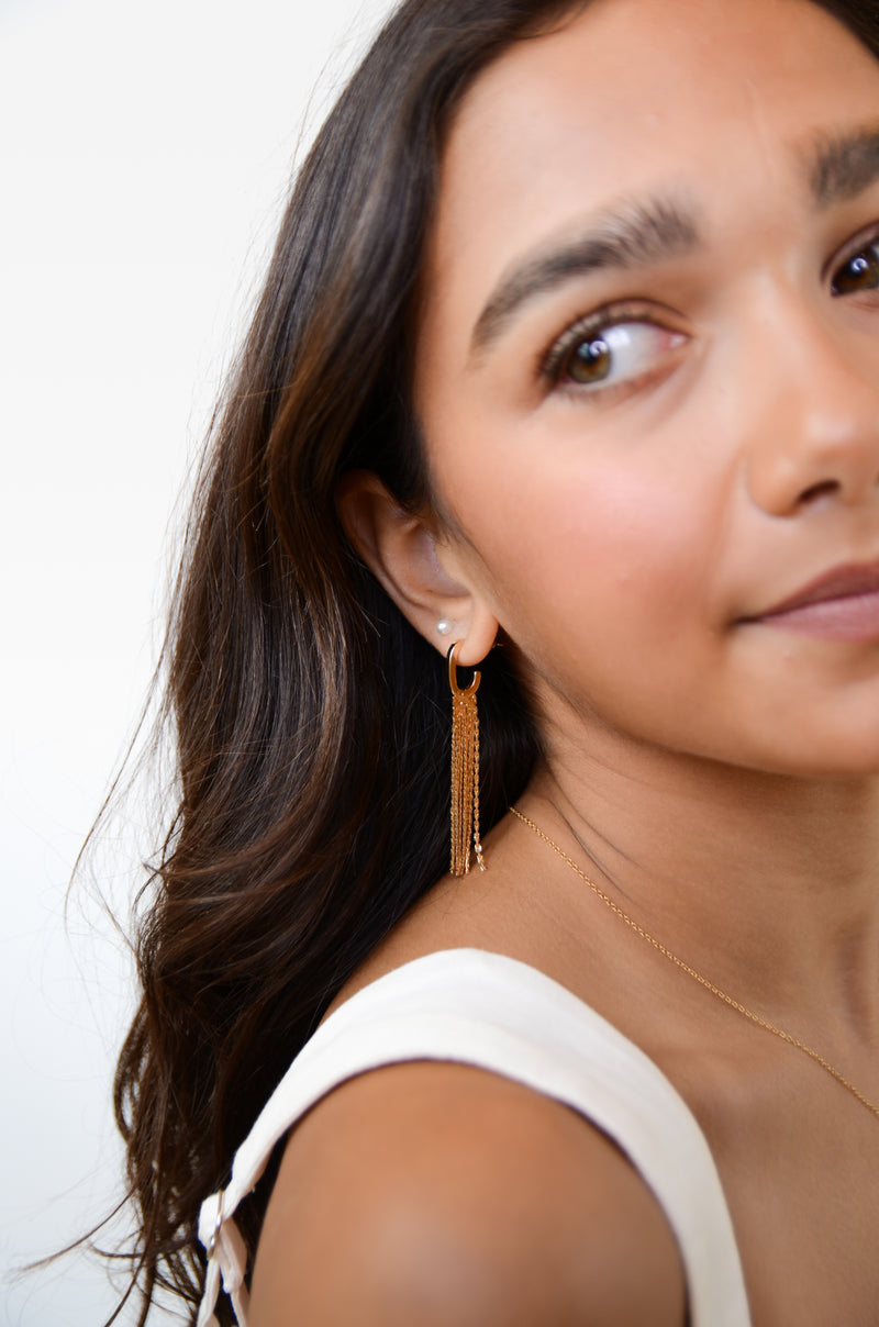 Drips of Gold Earrings