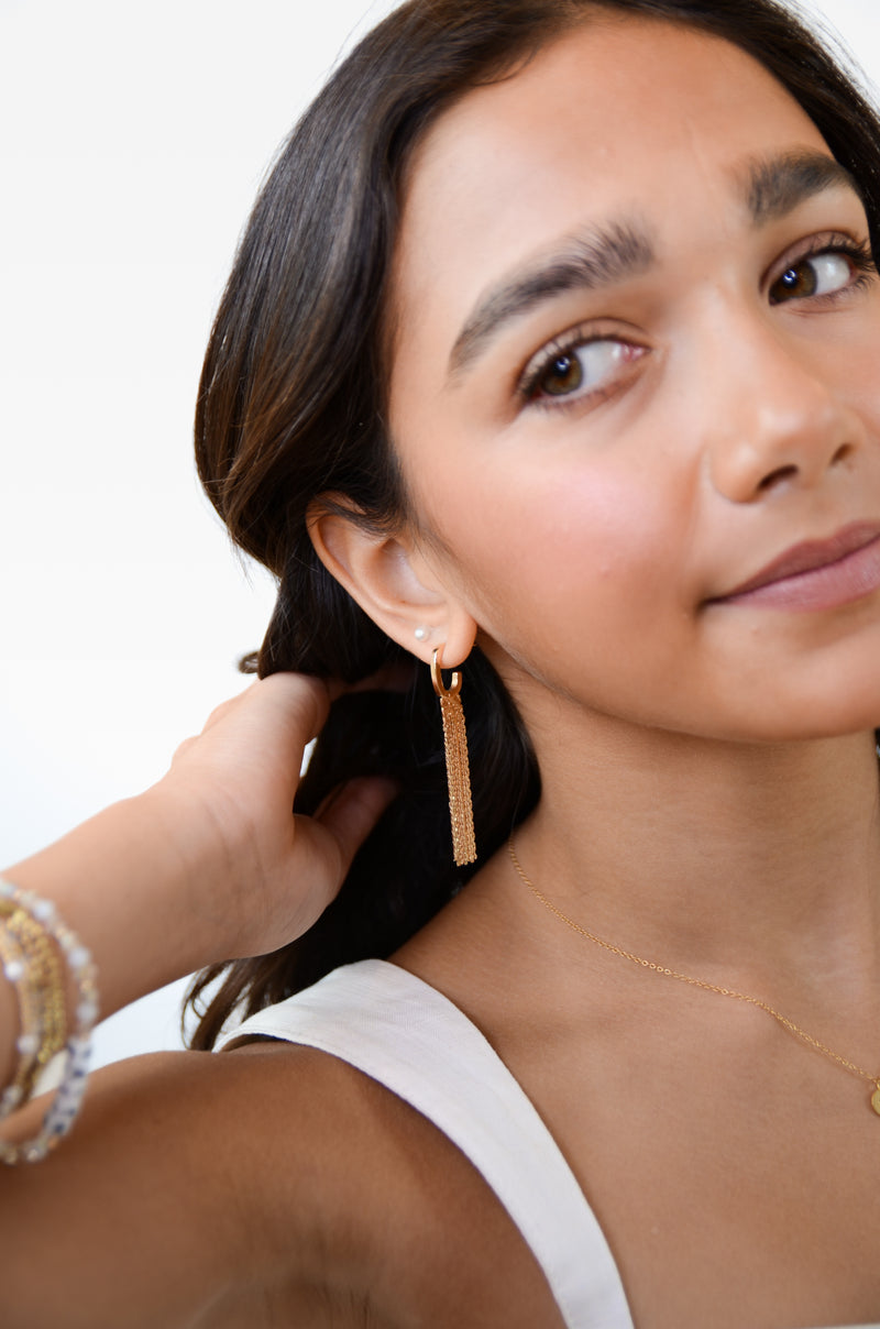 Drips of Gold Earrings