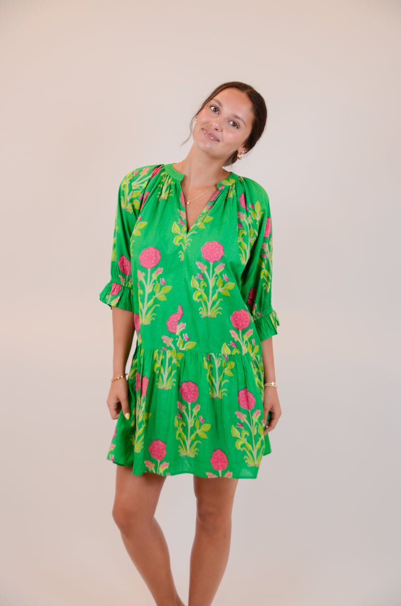 Garden Party Dress, Green