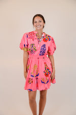 Pink Floral Dress