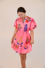 Pink Floral Dress