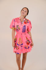 Pink Floral Dress