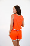 Orange Set with White Trim