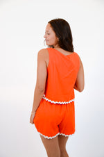 Orange Set with White Trim