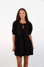 Black Dress with Bows