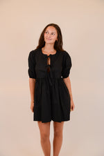 Black Dress with Bows