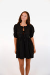 Black Dress with Bows