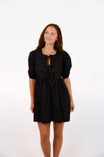 Black Dress with Bows