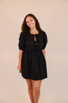 Black Dress with Bows