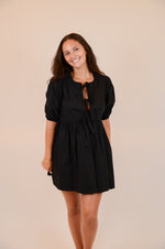 Black Dress with Bows