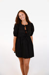 Black Dress with Bows